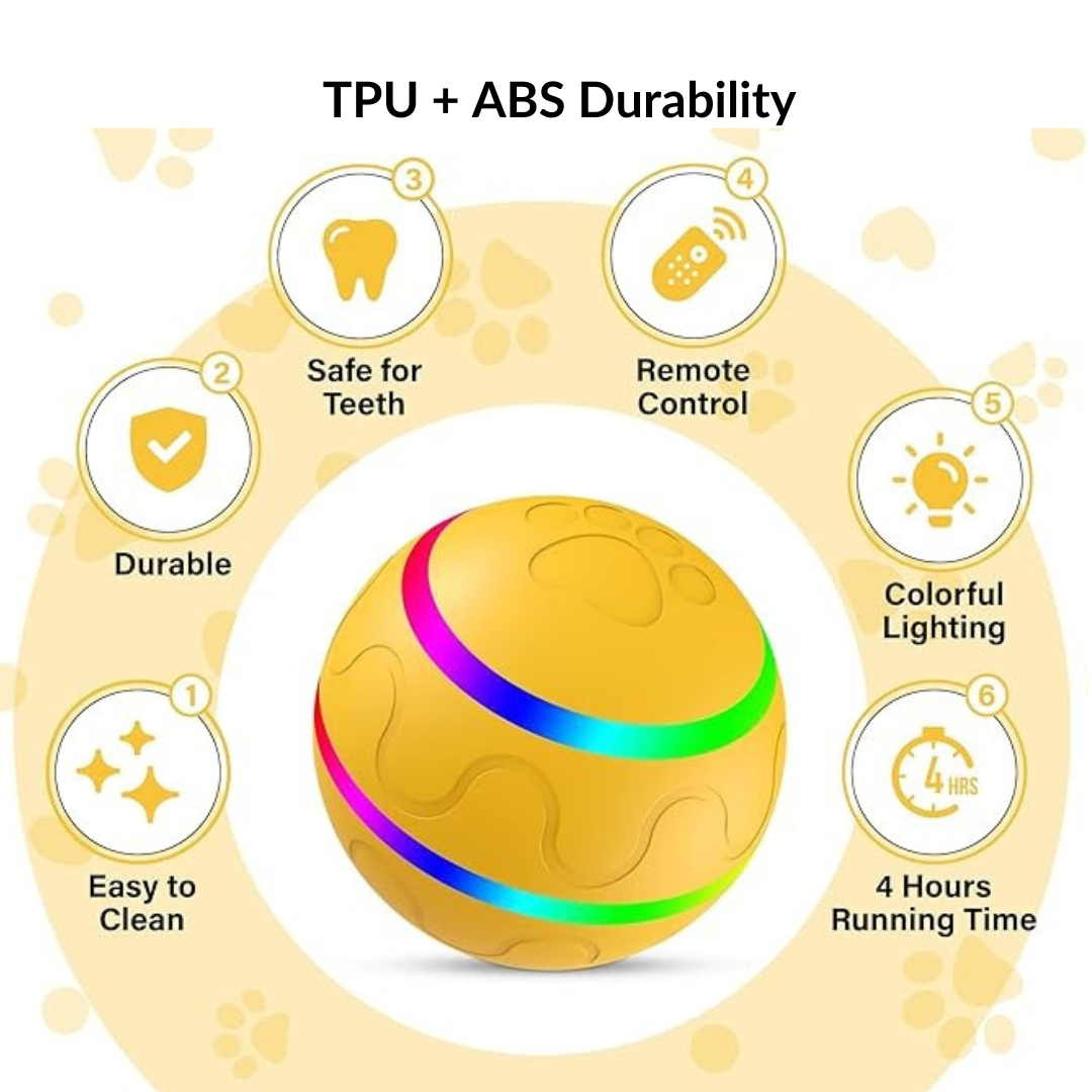 Interactive Dog Toy Ball with Remote Control (๐๐ฑ๐ฑ ๐๐๐ฒ๐บ๐ ๐๐ถ๐ฎ ๐๐ฎ๐ฟ๐ ๐๐ฑ๐ฑ-๐ข๐ป๐ ๐๐ผ ๐๐ฒ๐ ๐ฐ๐ฌ% ๐ข๐๐!)