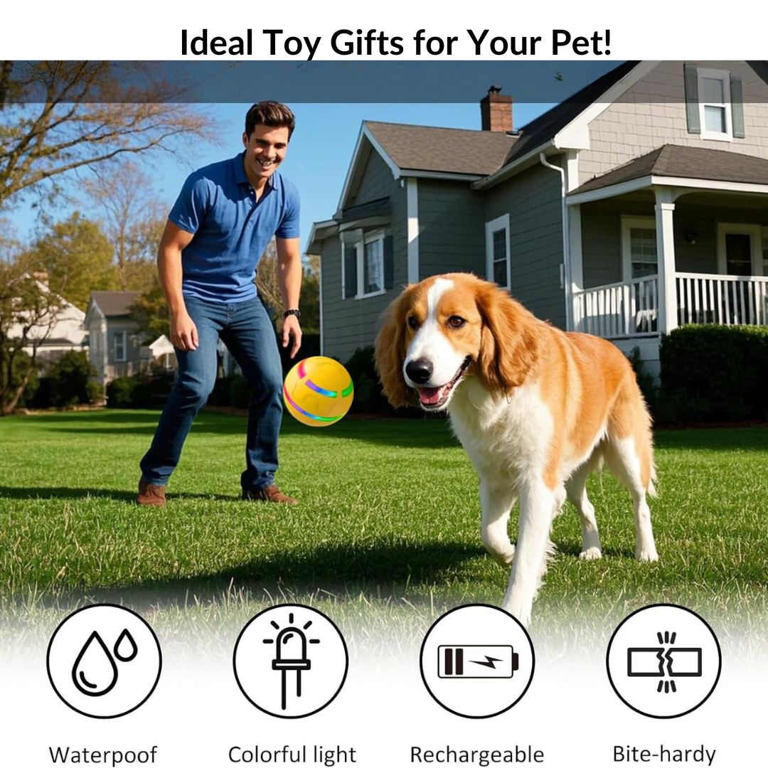 Interactive Dog Toy Ball with Remote Control (๐๐ฑ๐ฑ ๐๐๐ฒ๐บ๐ ๐๐ถ๐ฎ ๐๐ฎ๐ฟ๐ ๐๐ฑ๐ฑ-๐ข๐ป๐ ๐๐ผ ๐๐ฒ๐ ๐ฐ๐ฌ% ๐ข๐๐!)